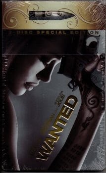 Wanted - Mit Patronen-Schlüsselanhänger - (2-Disc Special Edition) - (SteelBook) - Doppel-DVD - Neu & OVP