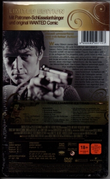 Wanted - Mit Patronen-Schlüsselanhänger - (2-Disc Special Edition) - (SteelBook) - Doppel-DVD - Neu & OVP