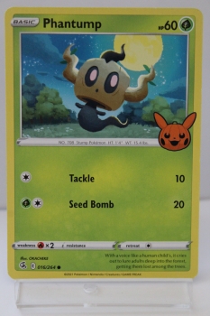 Phantump (Paragoni) | 016/264 | Trick or Trade | Schwert & Schild | Fusionsangriff | Englisch | Common | Non-Holo | Pokémon