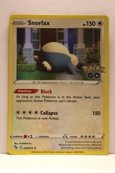 Snorlax (Relaxo) | 055/078 | Pokémon GO | Englisch | Rare | Holo | Pokémon
