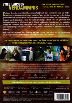 Stieg Larsson: Verdammnis - Einzel-DVD - Neu & OVP