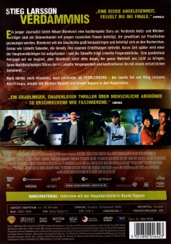 Stieg Larsson: Verdammnis - Einzel-DVD - (Vermietrecht) - Neu & OVP