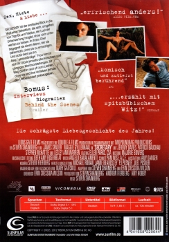 Secretary - Manchmal muss Liebe weh tun... - (Neuauflage mit FSK-Logo) - Einzel-DVD - (Vermietrecht) - Neu & OVP