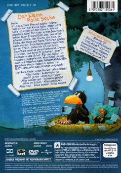 Der kleine Rabe Socke - '' Der Rabe findet einen Namen'' und 12 andere Geschichten ... - (Erstauflage ohne FSK-Logo) - Einzel-DVD - (Vermietrecht) - Neu & OVP