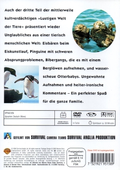 Die lustige Welt der Tiere 3 - (Neuauflage ohne FSK-Logo) - Einzel-DVD - (Vermietrecht) - Neu & OVP