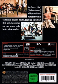 Fame - Der Weg zum Ruhm - (Erstauflage ohne FSK-Logo) - Einzel-DVD - (Vermietrecht) - Neu & OVP