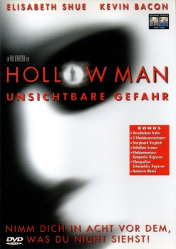 Hollow Man - Unsichtbare Gefahr - (Erstauflage ohne FSK-Logo) - Einzel-DVD - (Vermietrecht) - Neu & OVP