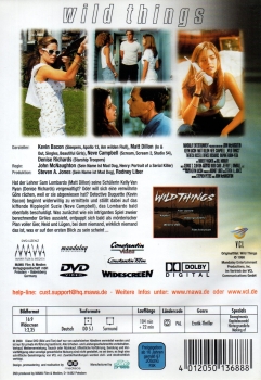 Wild Things - No risk, no fun – Sie würden für ihr Leben gern mit Dir spielen! - (Erstauflage ohne FSK-Logo) - Einzel-DVD - (Vermietrecht) - Neu & OVP