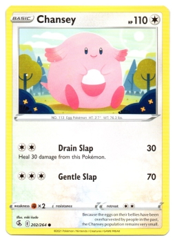 Chansey (Chaneira) | 202/264 | Schwert & Schild | Fusionsangriff | Englisch | Common | Non-Holo | Pokémon