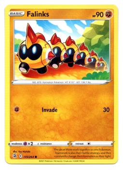 Falinks (Legios) | 155/264 | Schwert & Schild | Fusionsangriff | Englisch | Common | Non-Holo | Pokémon