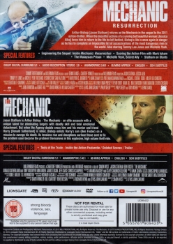 The Mechanic / Mechanic Resurrection - U.K. Import - (Kein deutscher Ton) - Einzel-DVD - Neu & OVP