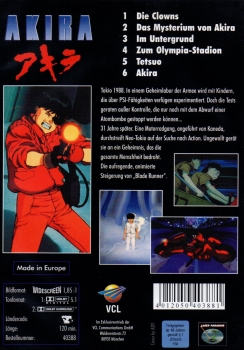 Akira - (Vermietrecht) - Einzel-DVD - Neu & OVP