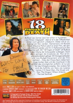 18 Fingers of Death - Die Kung-Fu Komödie - (Vermietrecht) - Einzel-DVD - Neu & OVP