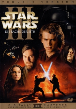 Star Wars: Episode III - Die Rache der Sith - (Vermietrecht) - Einzel-DVD - Gebraucht - Sehr gut
