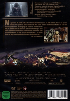 Star Wars: Episode III - Die Rache der Sith - (Vermietrecht) - Einzel-DVD - Gebraucht - Sehr gut