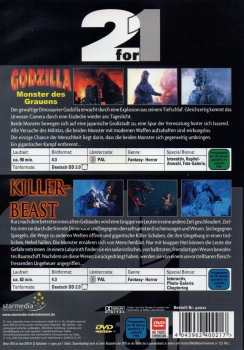 Godzilla: Monster des Grauens / Killer-Beast - Einzel-DVD - Neu & OVP