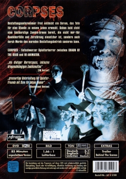 Corpses - Sie haben eine Stunde Zeit... zum totschlagen - (Vermietrecht) - Einzel-DVD - Neu & OVP