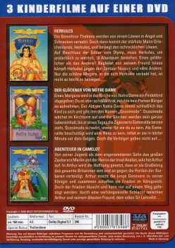 Heldengeschichten - Herkules / Abenteuer in Camelot / Der Glöckner von Notre Dame - Einzel-DVD - Neu & OVP