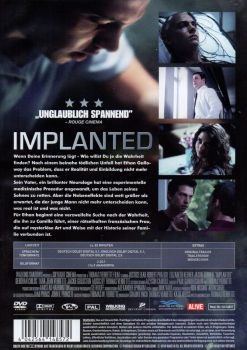 Implanted - Die Erinnerung lügt - (Vermietrecht) - Einzel-DVD - Neu & OVP