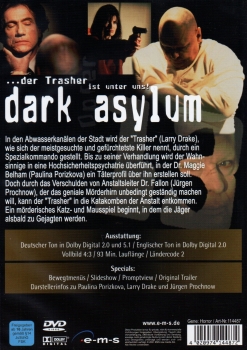 Dark Asylum - (Vermietrecht) - Einzel-DVD - Neu & OVP