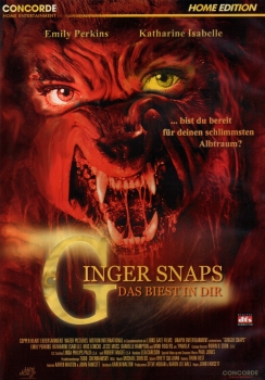 Ginger Snaps - Das Biest in Dir - Concorde Home Edition - Einzel-DVD - Neu & OVP