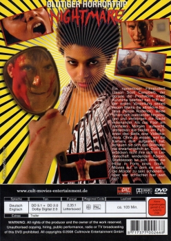 Blutiger Horrortrip - Nightmare - (Vermietrecht) - Einzel-DVD - Neu & OVP