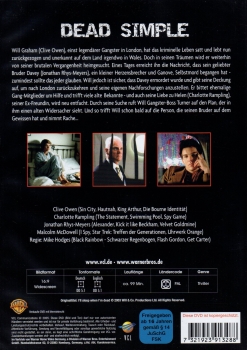 Dead Simple - (Vermietrecht) - Einzel-DVD - Neu & OVP