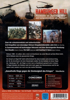 Hamburger Hill - Nichts ist schockierender als die Wahrheit - Concorde Home Edition - (Vermietrecht) - Einzel-DVD - Neu & OVP