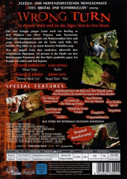 Wrong Turn - In diesem Wald sind sie die Jäger. Und du ihre Beute. - Einzel-DVD - Neu & OVP