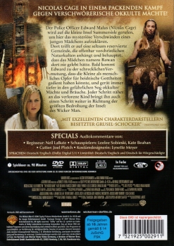 Wicker Man - Ritual des Bösen - (Vermietrecht) - Einzel-DVD - Neu & OVP