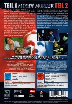 Bloody Murder Teil 1 & 2 - (Special Horror Edition) - Doppel-DVD - Neu & OVP