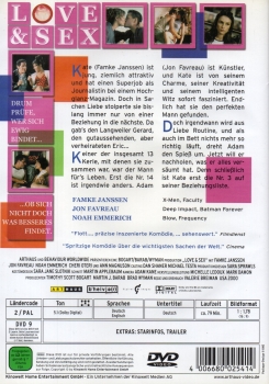 Love & Sex - (Vermietrecht) - Einzel-DVD - Neu & OVP