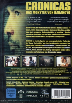 Cronicas - Das Monster von Babahoyo - (Vermietrecht) - Einzel-DVD - Neu & OVP