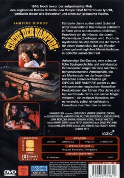 Circus der Vampire - (Classic-Horror-Collection) - (Vermietrecht) - Einzel-DVD - Neu & OVP
