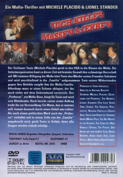 Auch Killer müssen sterben - (Vermietrecht) - Einzel-DVD - Neu & OVP