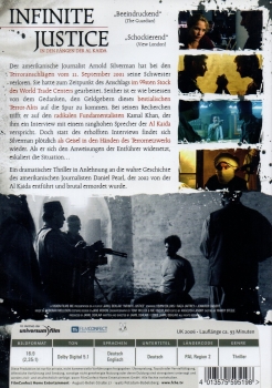 Infinite Justice - In den Fängen der Al Kaida - (Vermietrecht) - Einzel-DVD - Neu & OVP