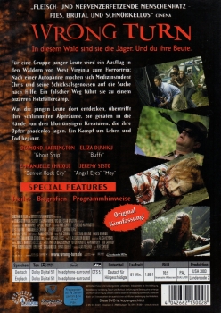 Wrong Turn - In diesem Wald sind sie die Jäger. Und du ihre Beute. - (Vermietrecht) - Einzel-DVD - Neu & OVP