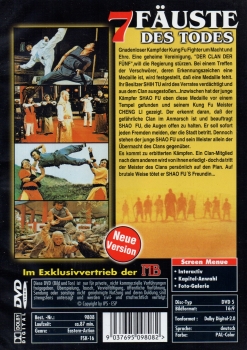 7 Fäuste des Todes - (Vermietrecht) - Einzel-DVD - Neu & OVP