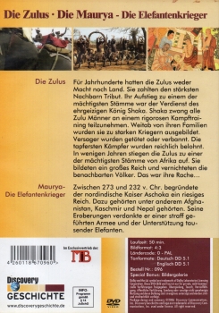 Die Zulus / Maurya - Die Elefantenkrieger - (Vermietrecht) - Einzel-DVD - Neu & OVP
