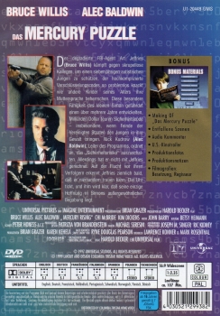 Das Mercury Puzzle - (Collector's Widescreen-Edition) - Einzel-DVD - Neu & OVP