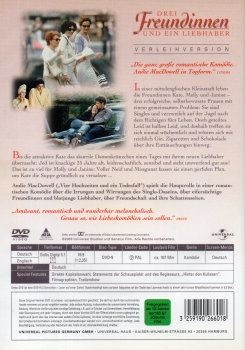 Drei Freundinnen und ein Liebhaber - (Vermietrecht) - Einzel-DVD - Neu & OVP