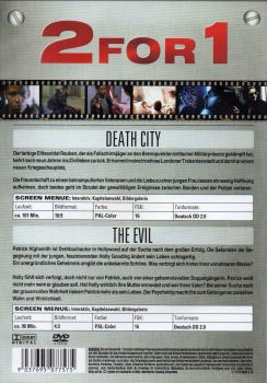 2 FOR 1 - Dead City - Hölle der Gewalt / The Evil - Der Todesengel - Einzel-DVD - Neu & OVP