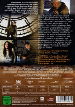 Jumper - Anywhere is Possible. - (Vermietrecht) - Einzel-DVD - Neu & OVP