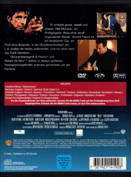 Heat - Besessen vom Verbrechen, getrennt durch das Gesetz. - (Erstauflage im Snap-Case) - (Vermietrecht) - Einzel-DVD - Neu & OVP