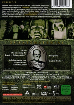 Frankensteins Braut - (Classical Monster Collection) - Einzel-DVD - Neu & OVP