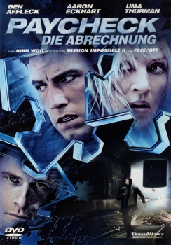 Paycheck - Die Abrechnung - (Vermietrecht) - Einzel-DVD - Neu & OVP