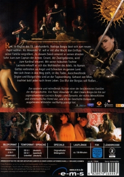 Die Borgias - Ihre Herrschaft war geprägt von Laster und Grausamkeit - (Vermietrecht) - Einzel-DVD - Neu & OVP