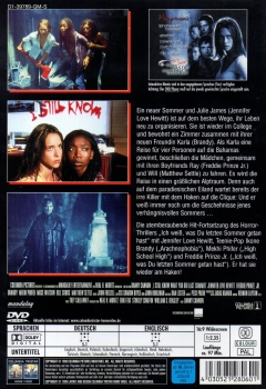 Ich weiss noch immer was du letzten Sommer getan hast - Er hat Dich wieder am Haken! - (Vermietrecht) - Einzel-DVD - Neu & OVP