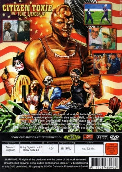 The Toxic Avenger IV - Citizen Toxie - Atomic Hero 4 - Die unglaubliche Geschichte des doppelten Toxie! - (Vermietrecht) - Einzel-DVD - Neu & OVP