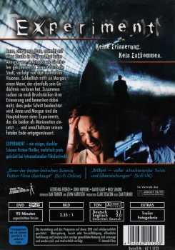 Experiment - Keine Erinnerung. Kein Entkommen. - (Vermietrecht) - Einzel-DVD - Neu & OVP
